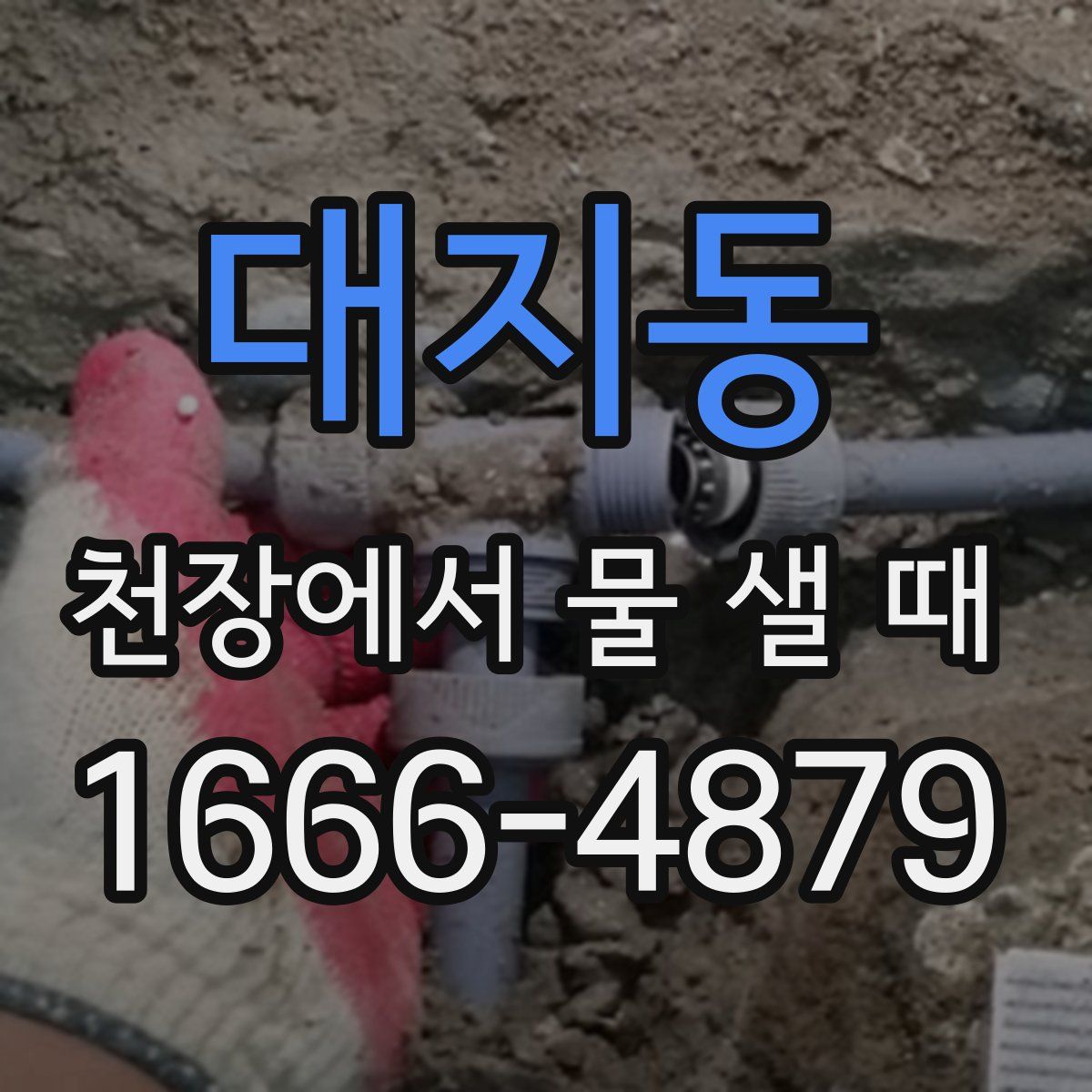 대지동 천장에서 물 샐 때