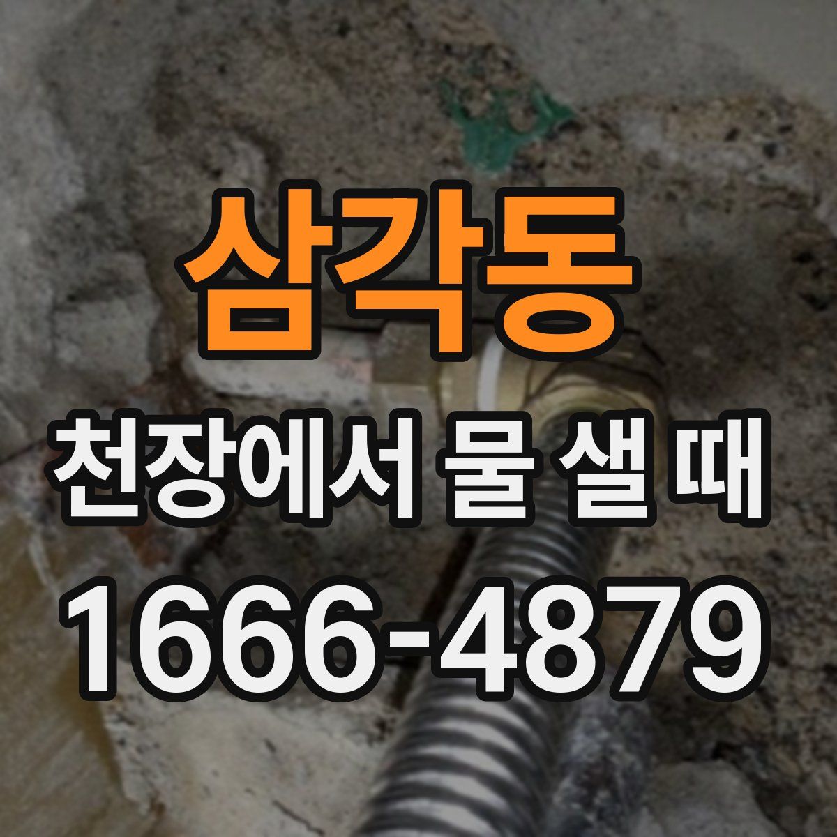 삼각동 천장에서 물 샐 때
