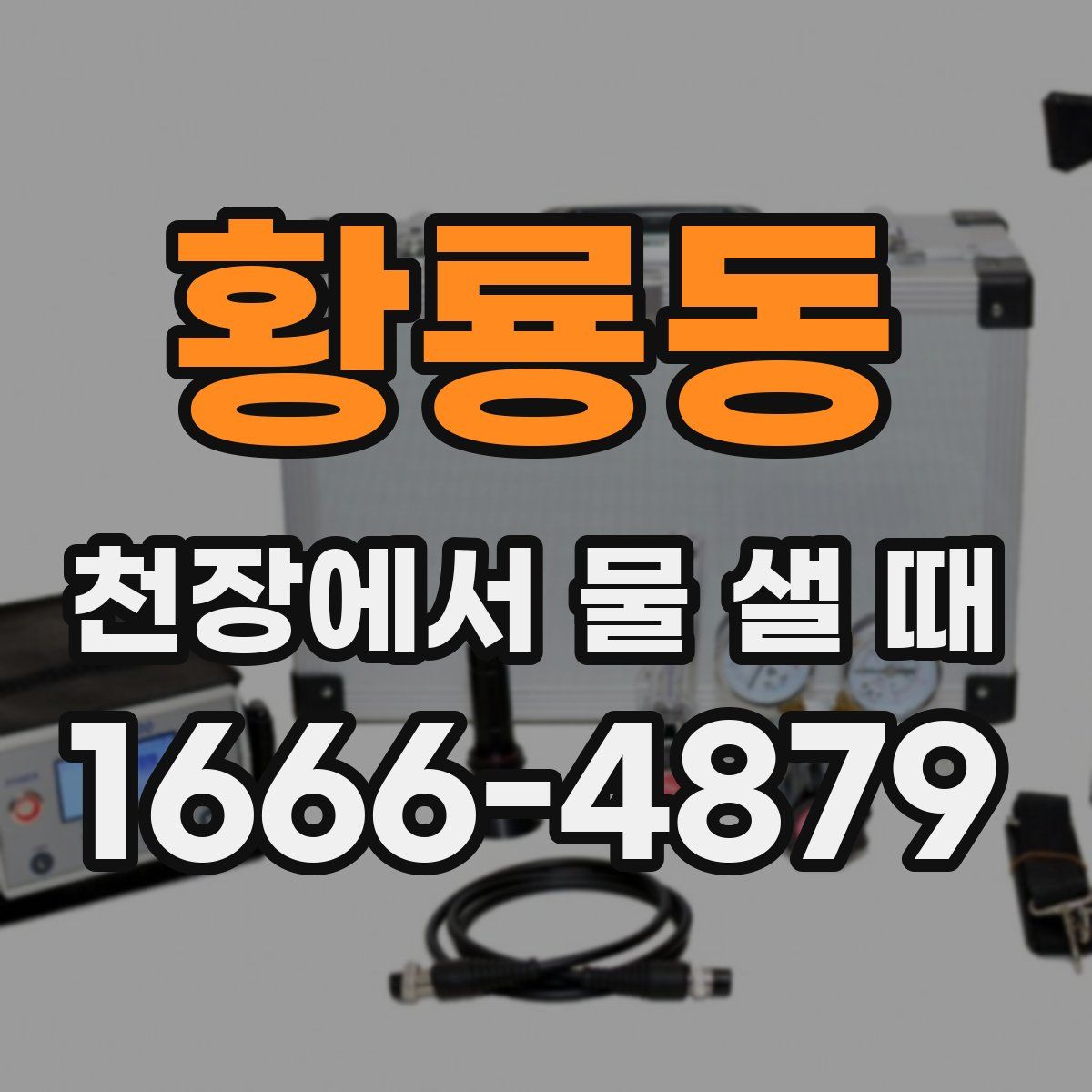 황룡동 천장에서 물 샐 때