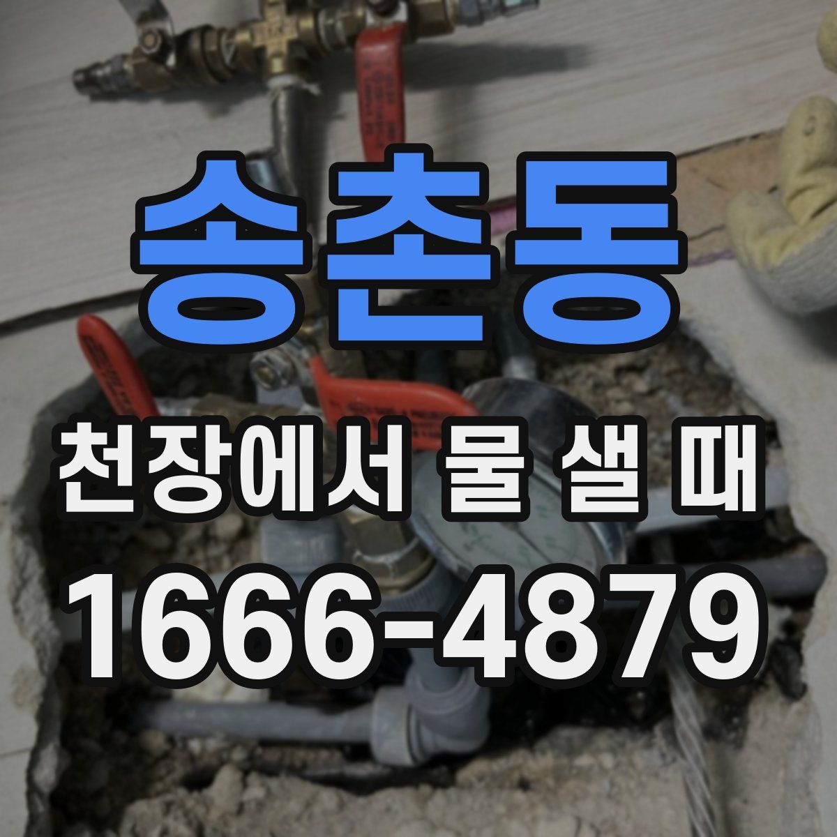 송촌동 천장에서 물 샐 때
