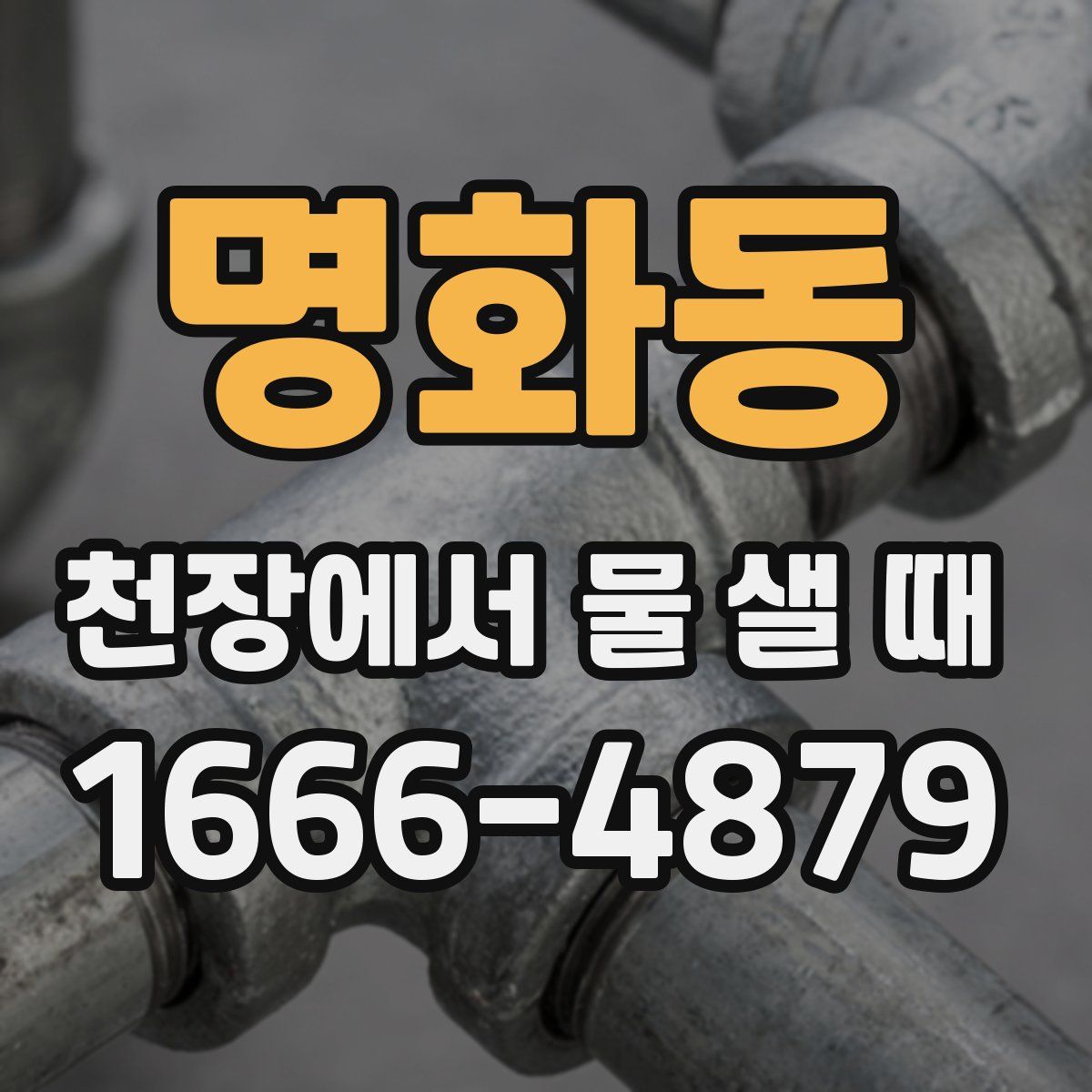 명화동 천장에서 물 샐 때