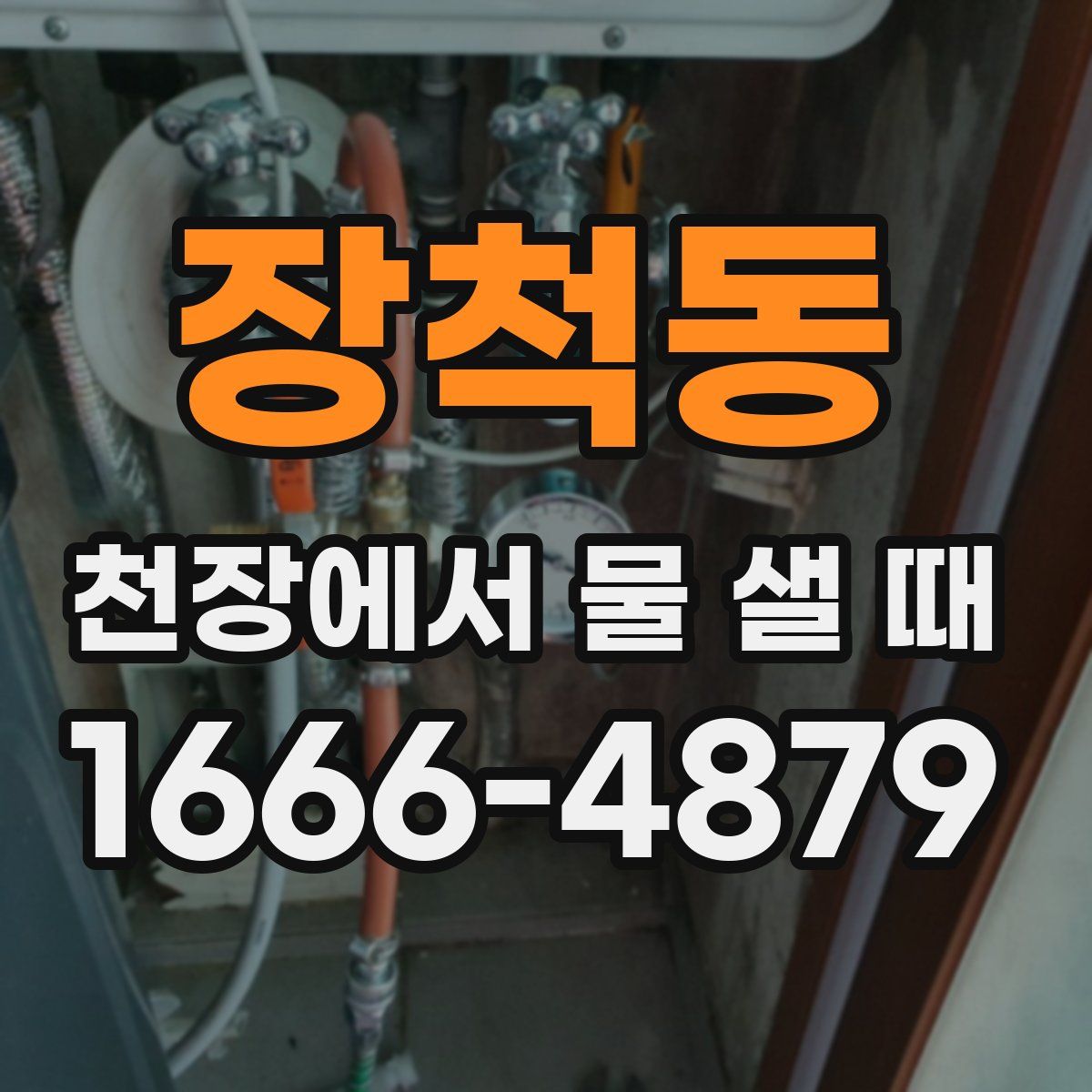 장척동 천장에서 물 샐 때