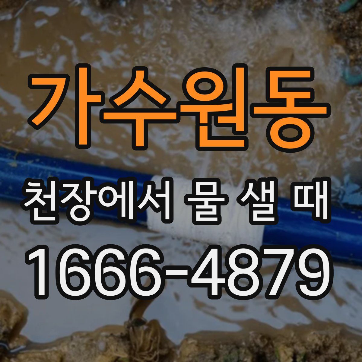 가수원동 천장에서 물 샐 때