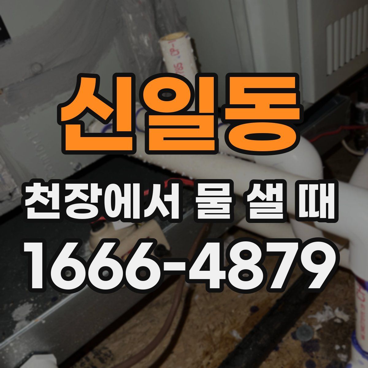 신일동 천장에서 물 샐 때