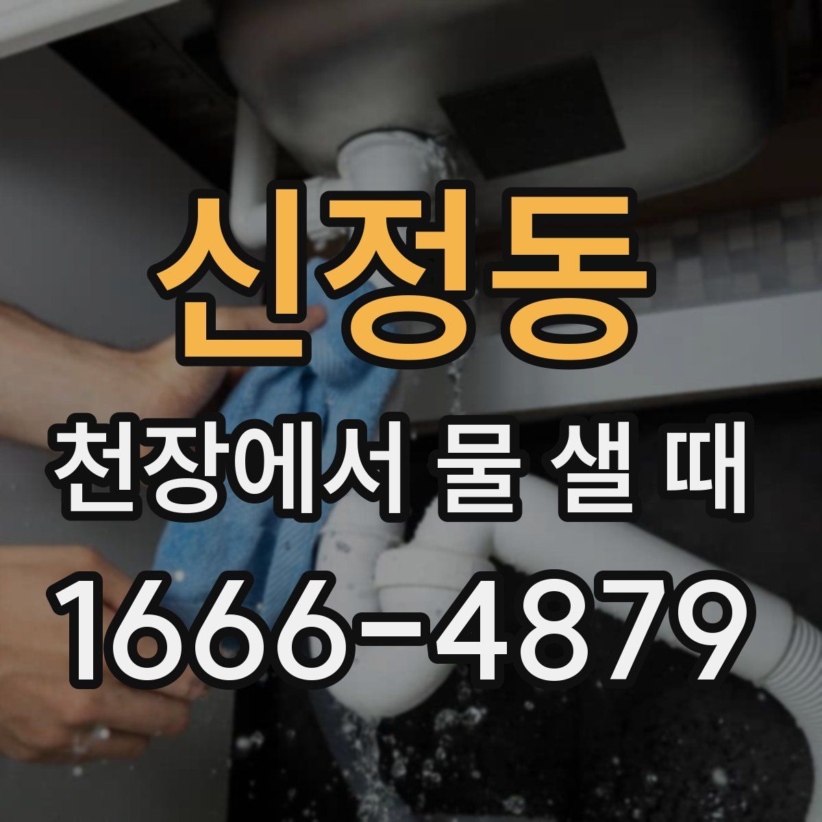 신정동 천장에서 물 샐 때