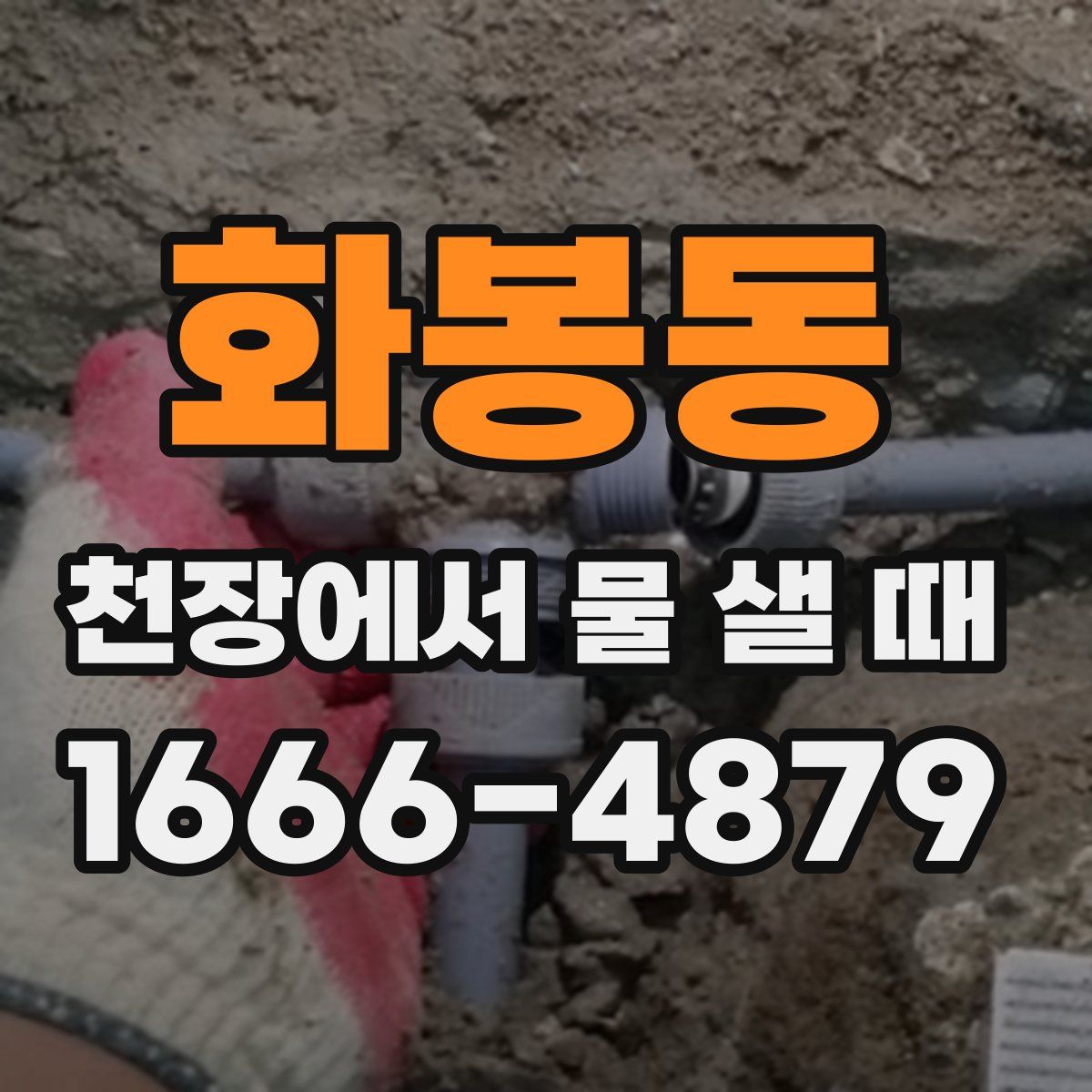 화봉동 천장에서 물 샐 때