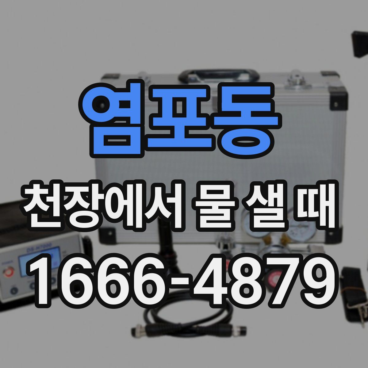 염포동 천장에서 물 샐 때