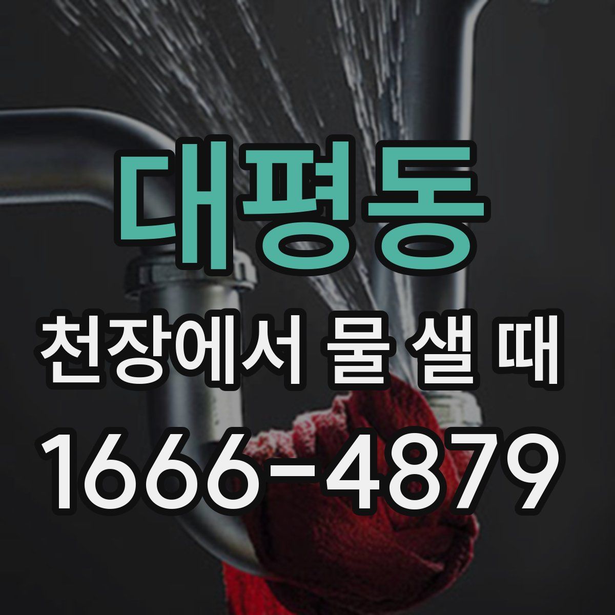 대평동 천장에서 물 샐 때