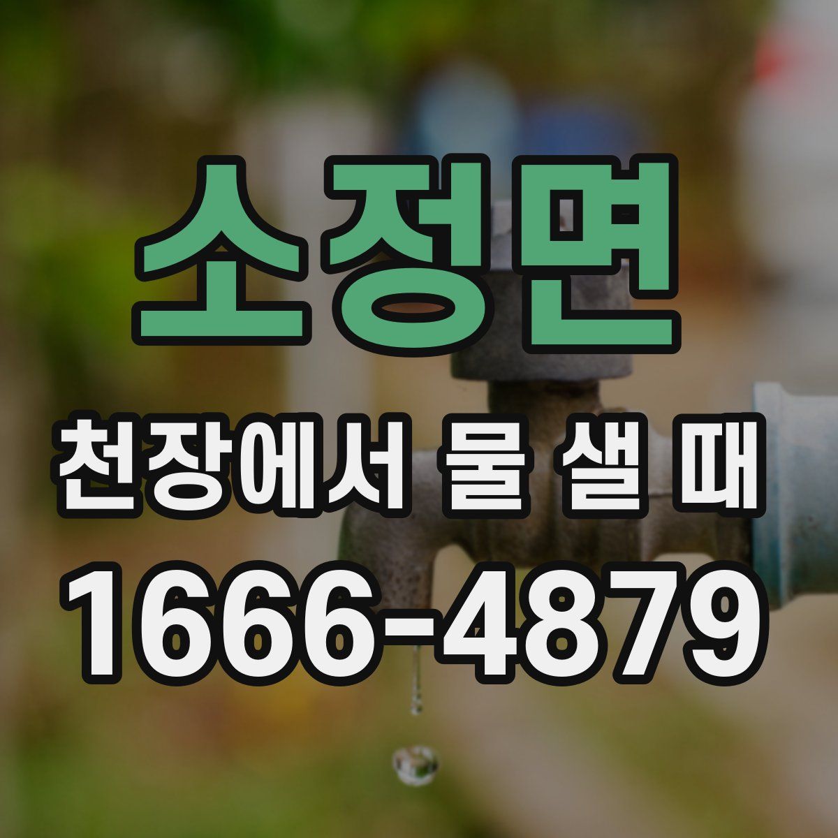 소정면 천장에서 물 샐 때