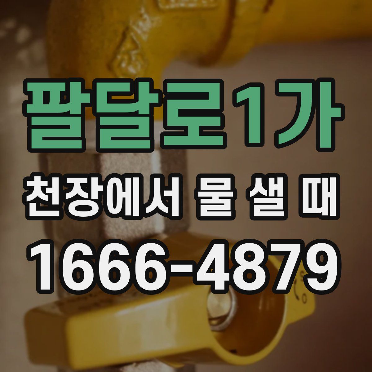 팔달로1가 천장에서 물 샐 때