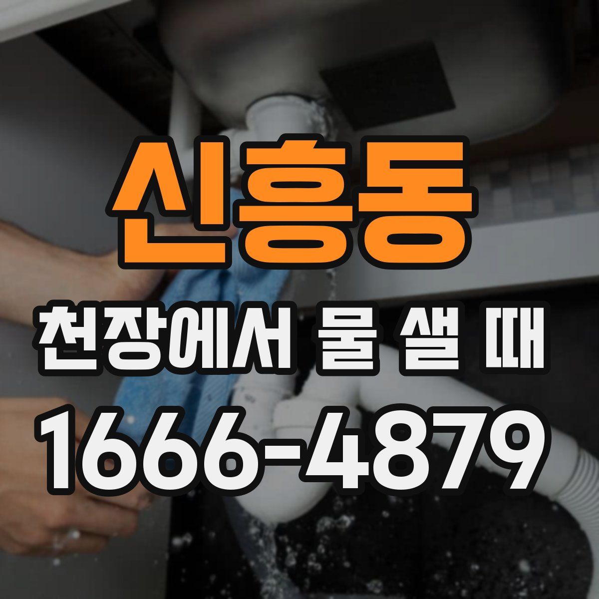 신흥동 천장에서 물 샐 때