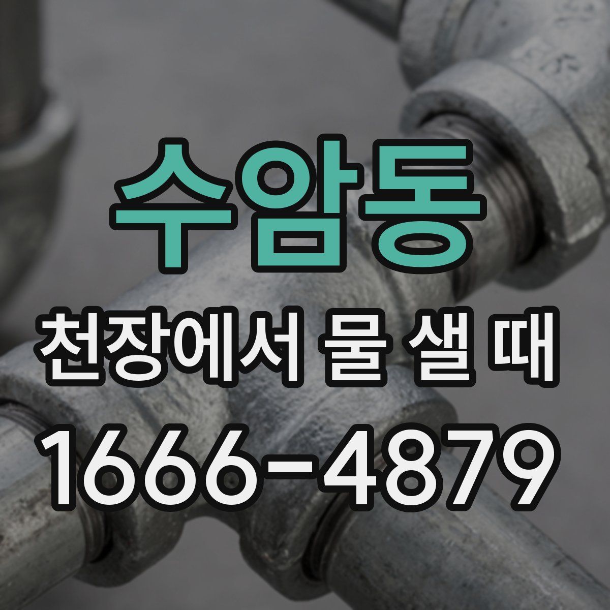 수암동 천장에서 물 샐 때