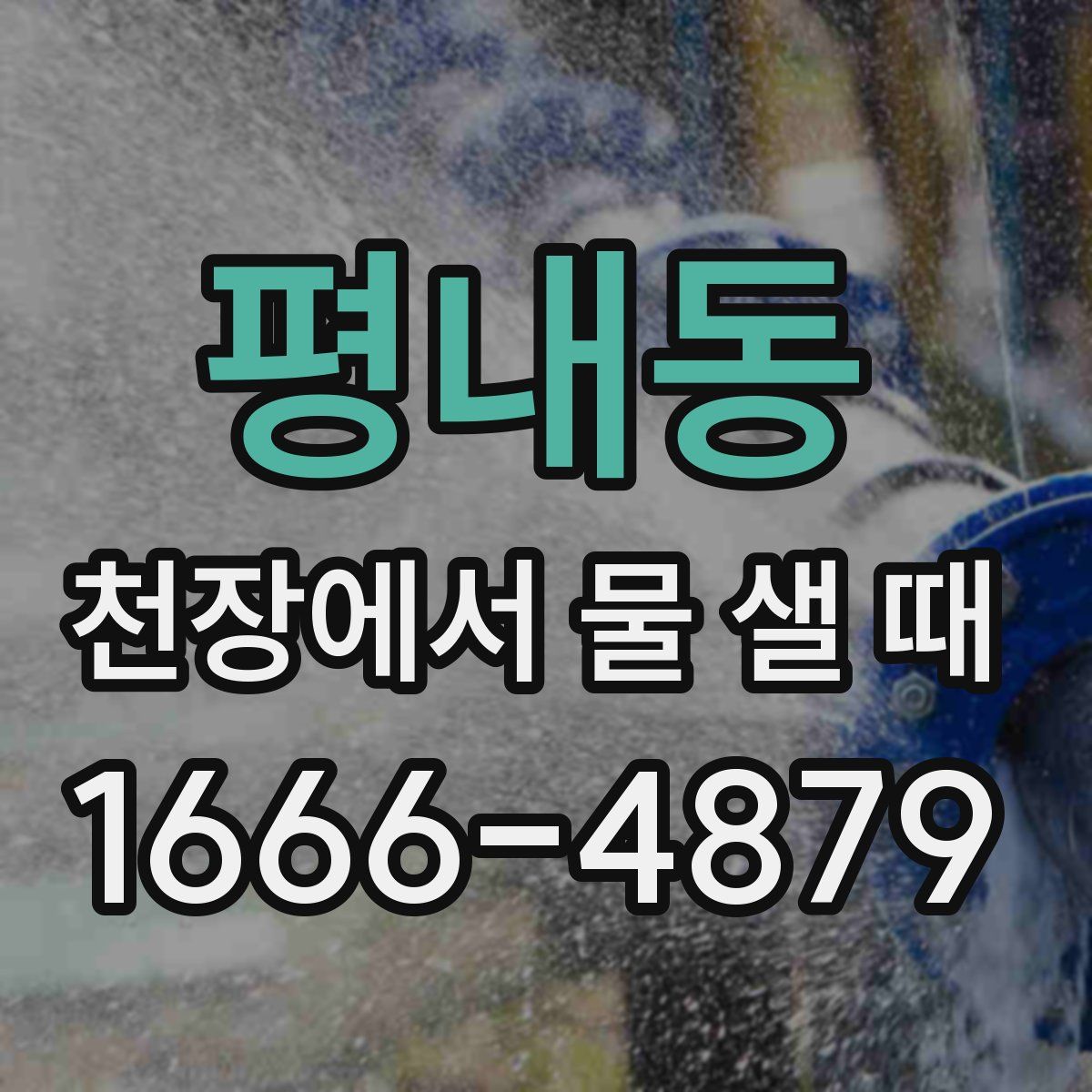 평내동 천장에서 물 샐 때