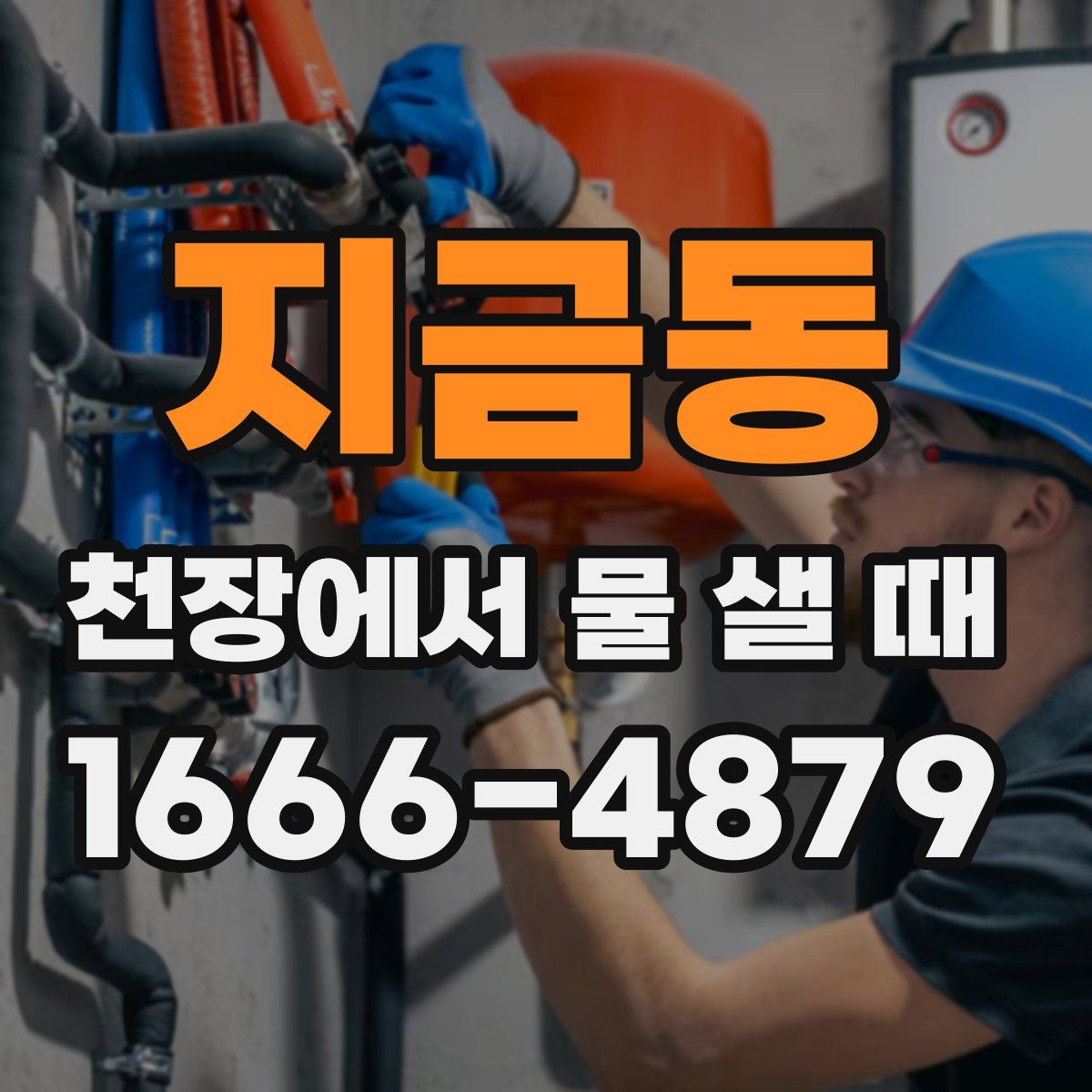 지금동 천장에서 물 샐 때