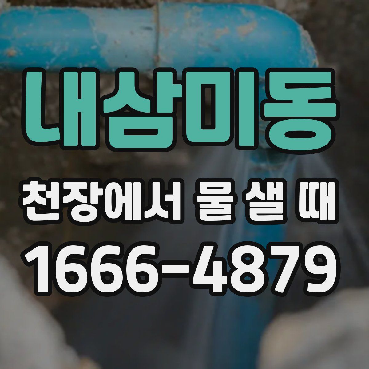 내삼미동 천장에서 물 샐 때
