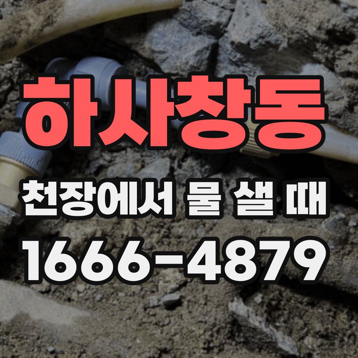 하사창동 천장에서 물 샐 때