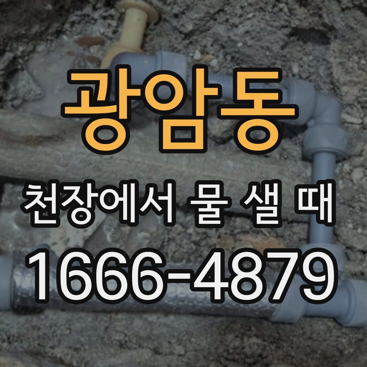 광암동 천장에서 물 샐 때