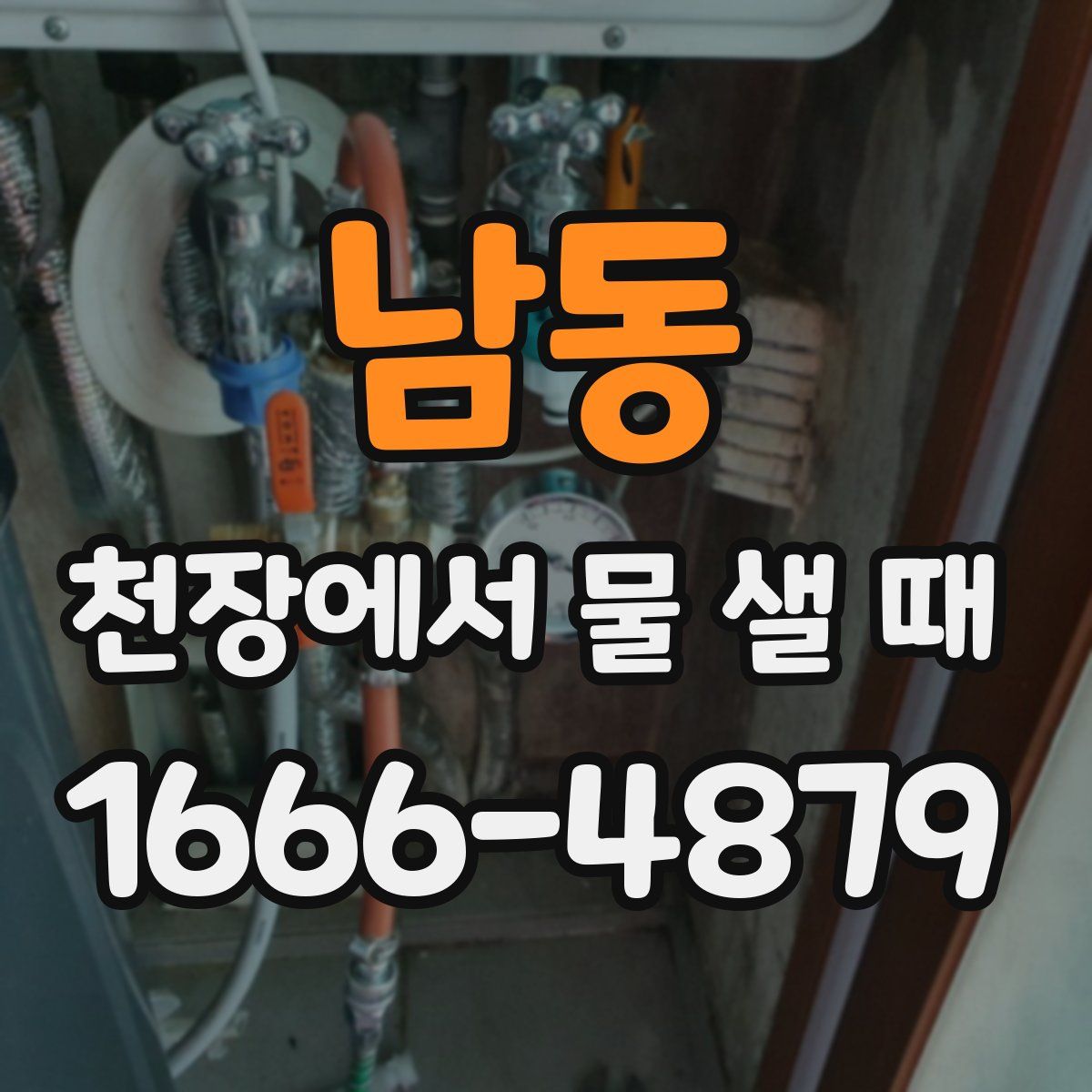 남동 천장에서 물 샐 때