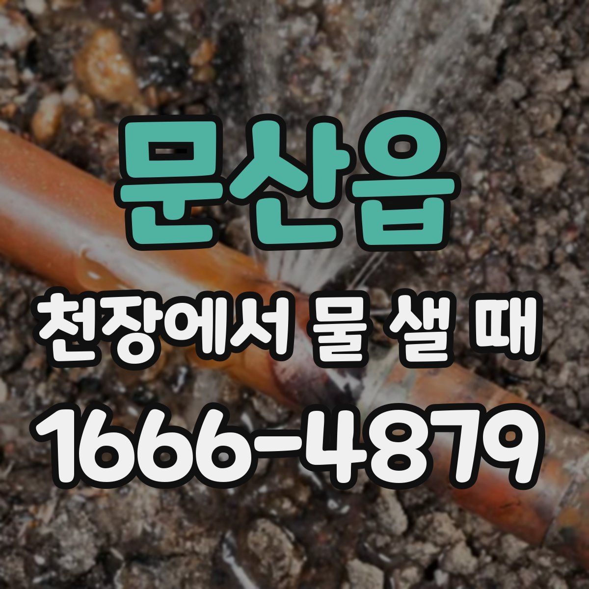 문산읍 천장에서 물 샐 때