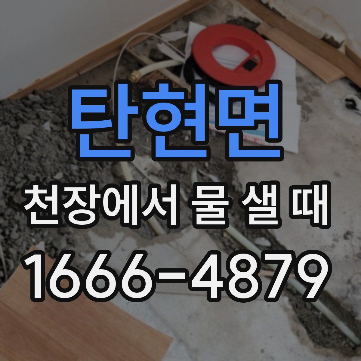 탄현면 천장에서 물 샐 때