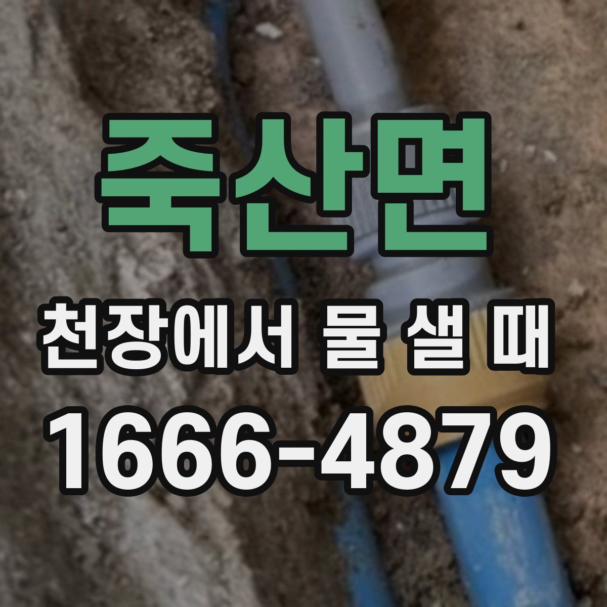 죽산면 천장에서 물 샐 때