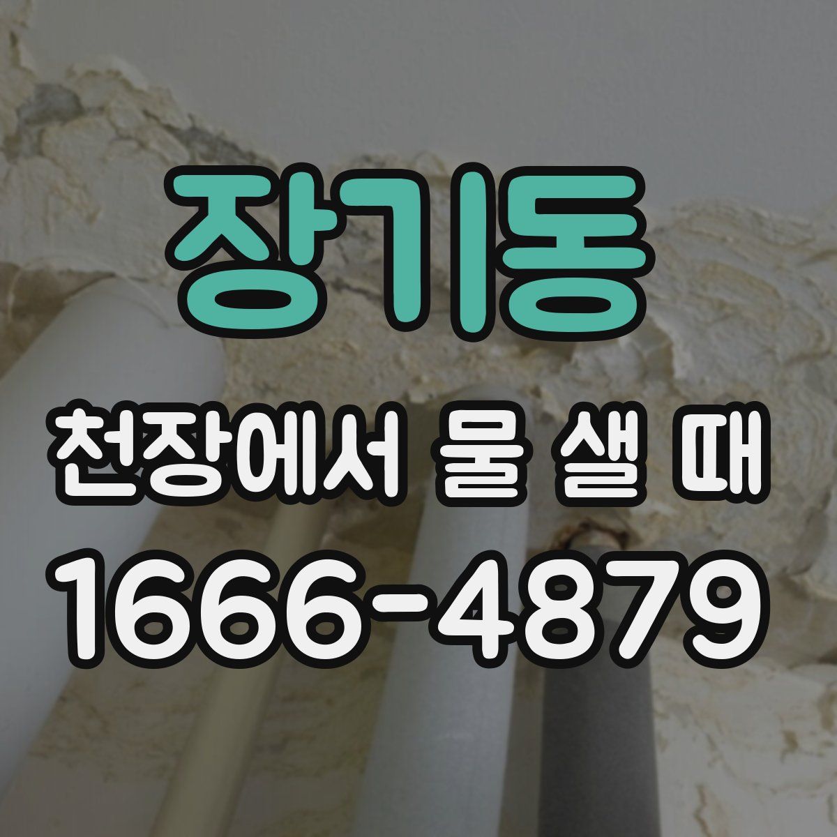 장기동 천장에서 물 샐 때