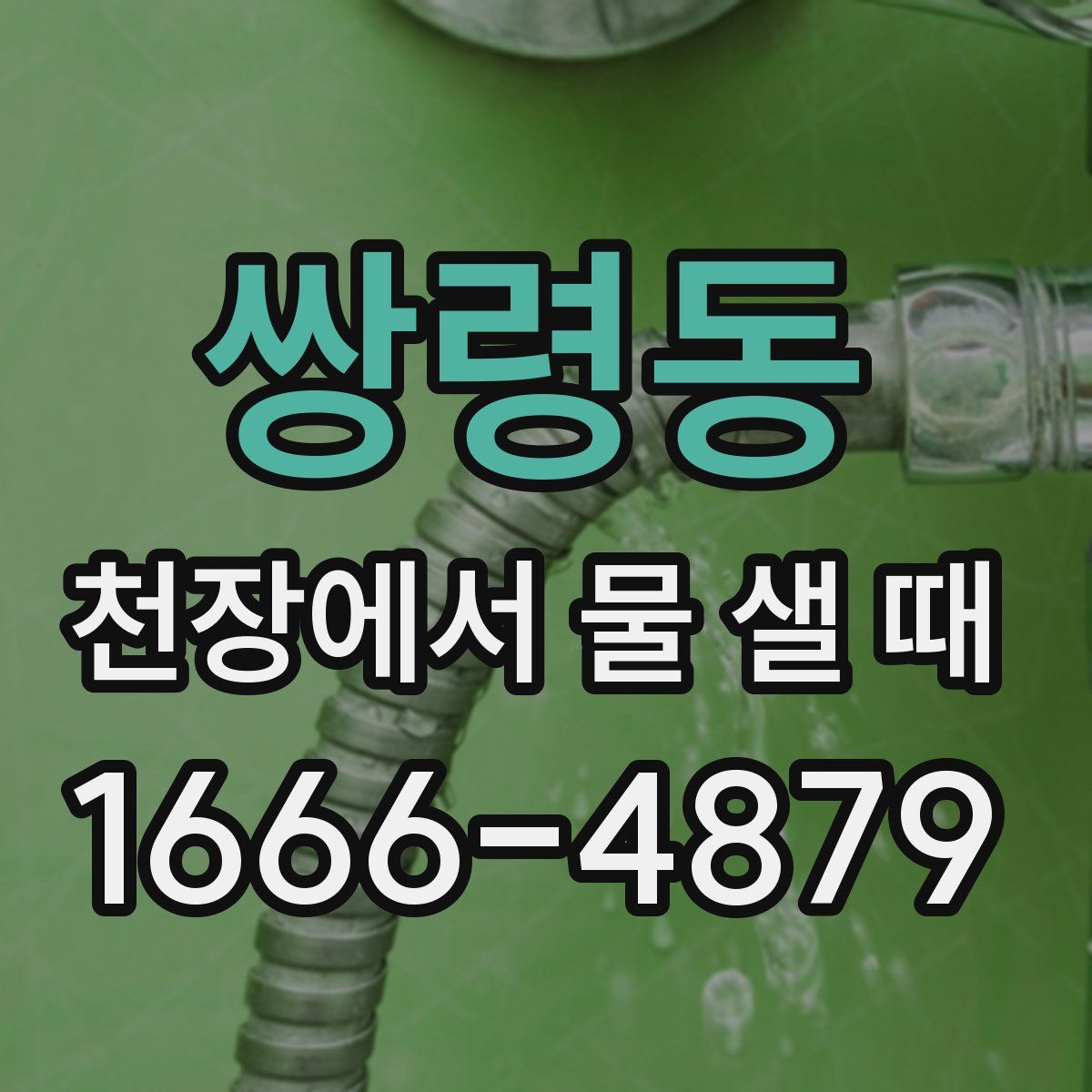 쌍령동 천장에서 물 샐 때
