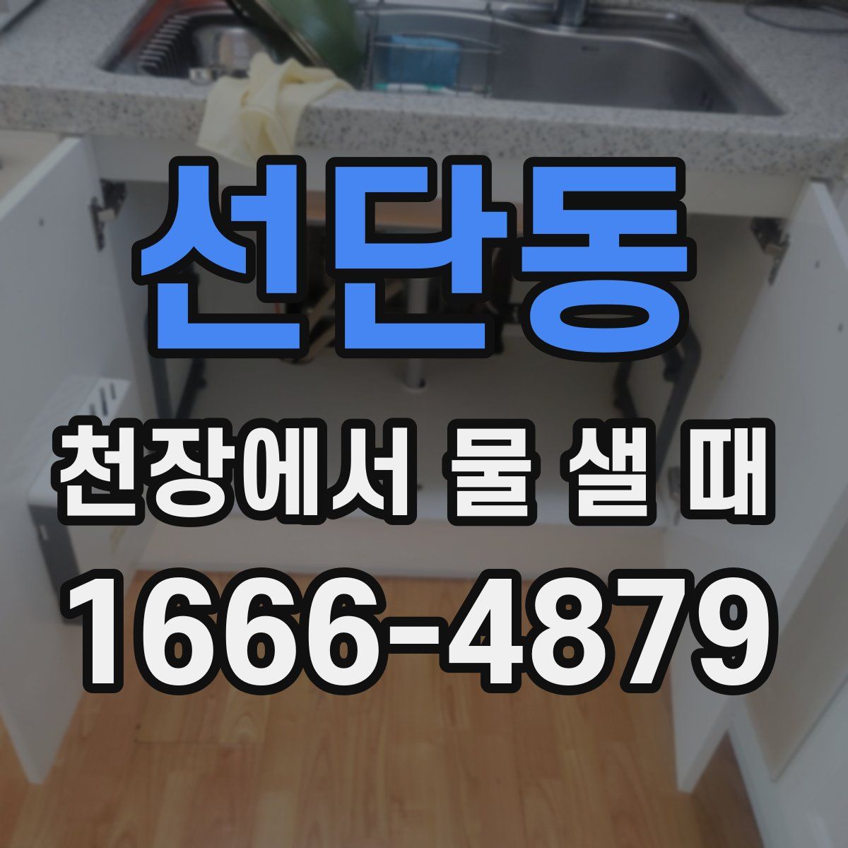 선단동 천장에서 물 샐 때