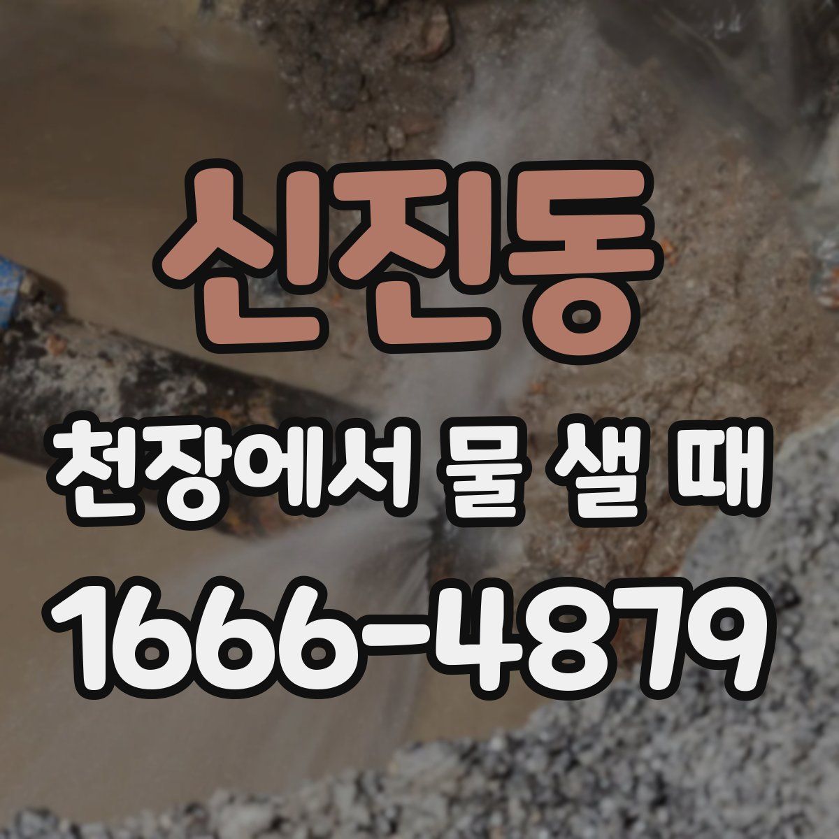 신진동 천장에서 물 샐 때
