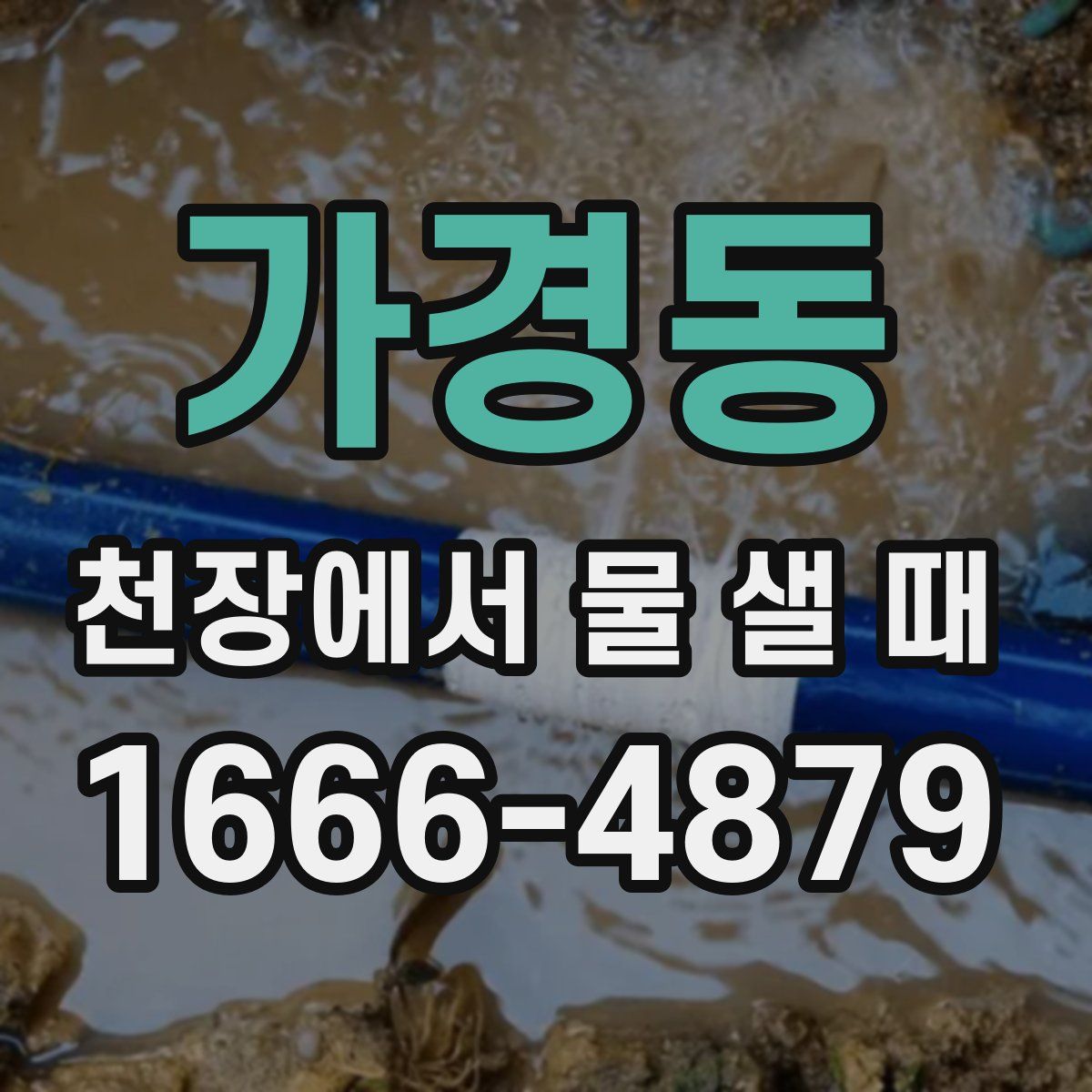 가경동 천장에서 물 샐 때