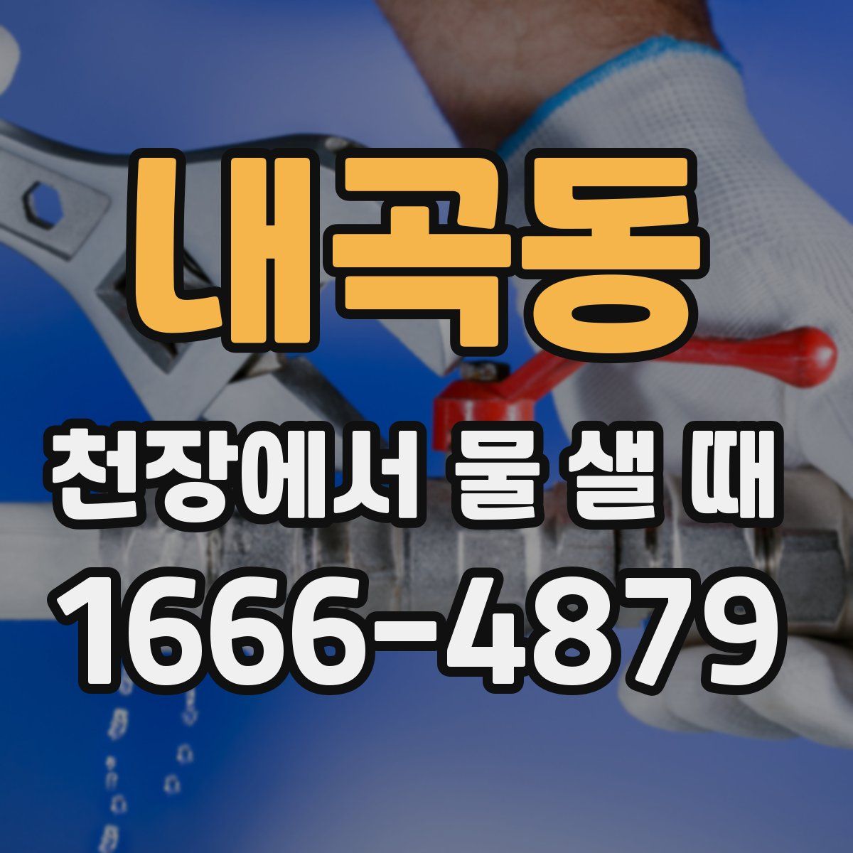 내곡동 천장에서 물 샐 때