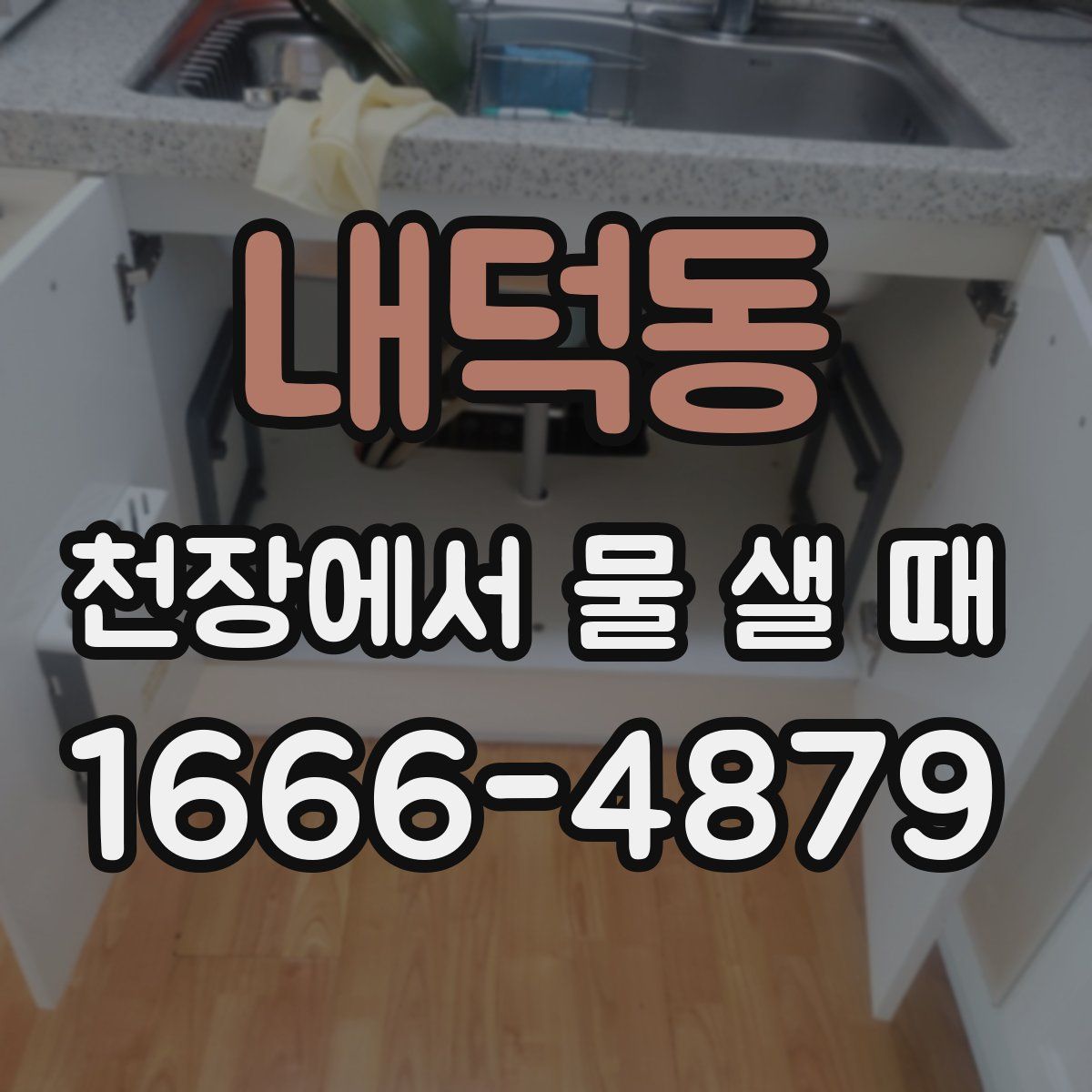 내덕동 천장에서 물 샐 때