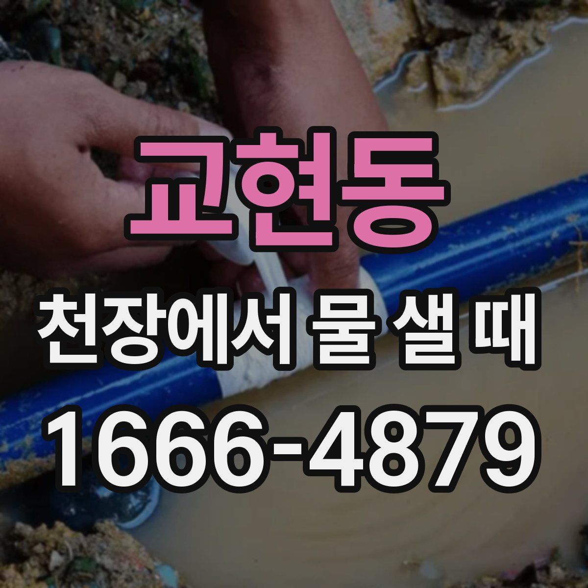 교현동 천장에서 물 샐 때