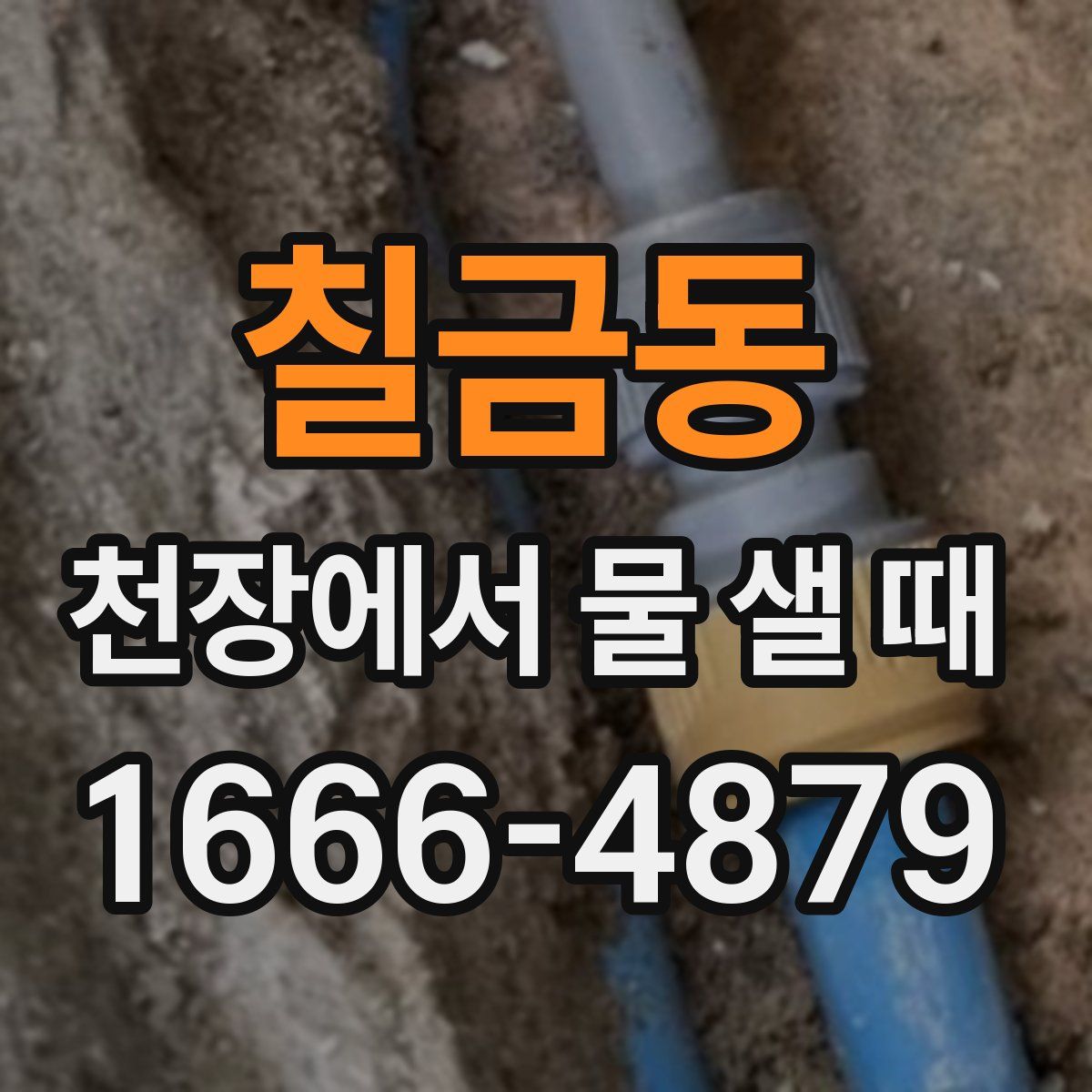 칠금동 천장에서 물 샐 때