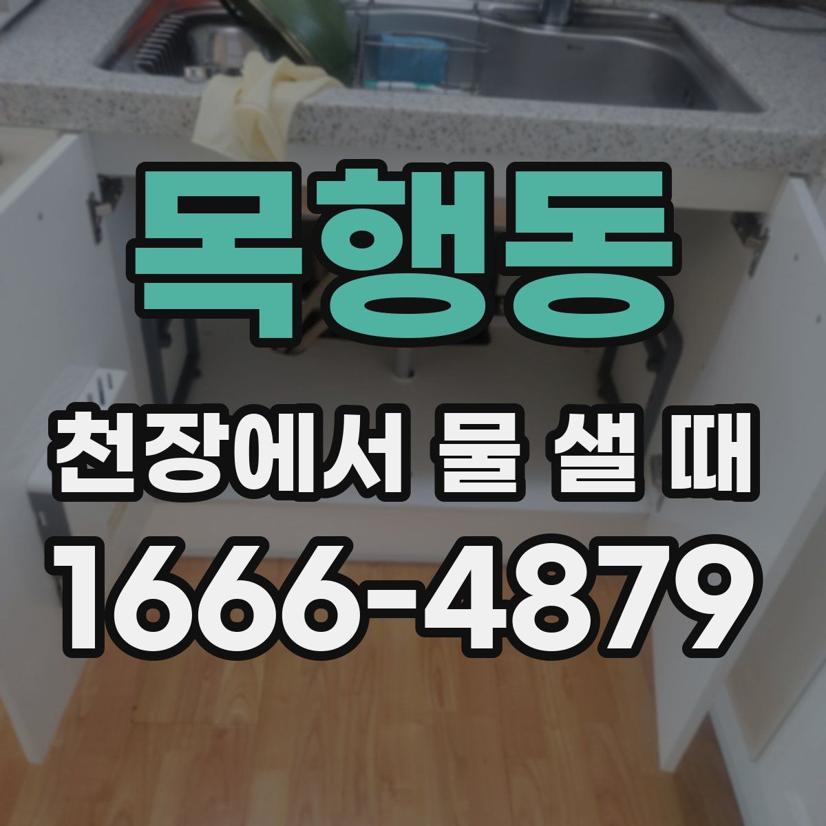 목행동 천장에서 물 샐 때