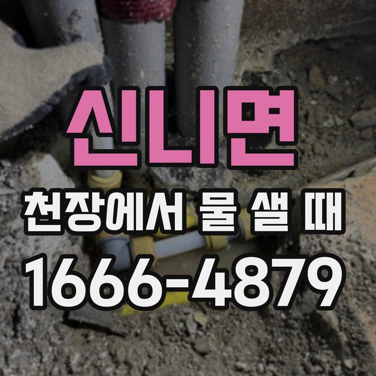 신니면 천장에서 물 샐 때