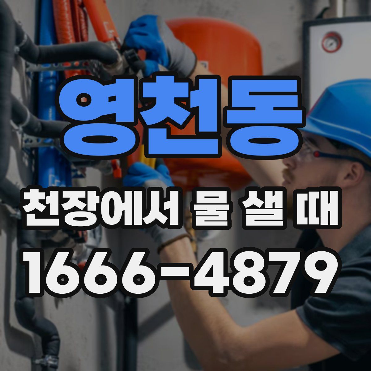 영천동 천장에서 물 샐 때