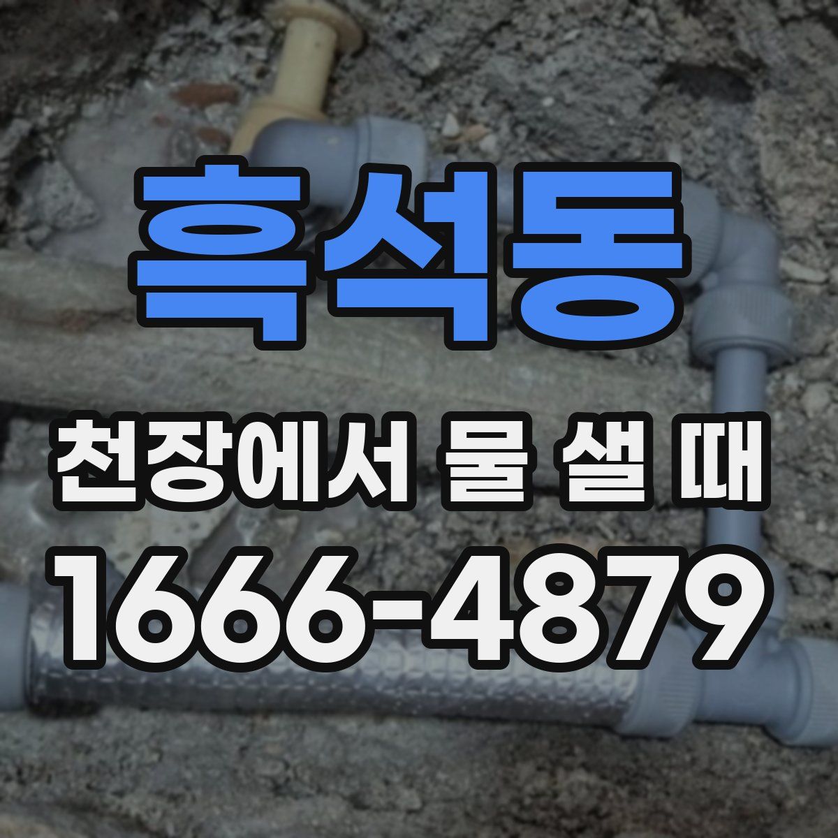 흑석동 천장에서 물 샐 때