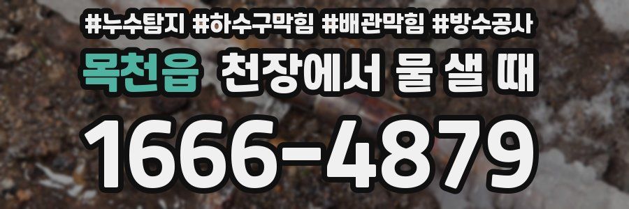 목천읍 천장에서 물 샐 때
