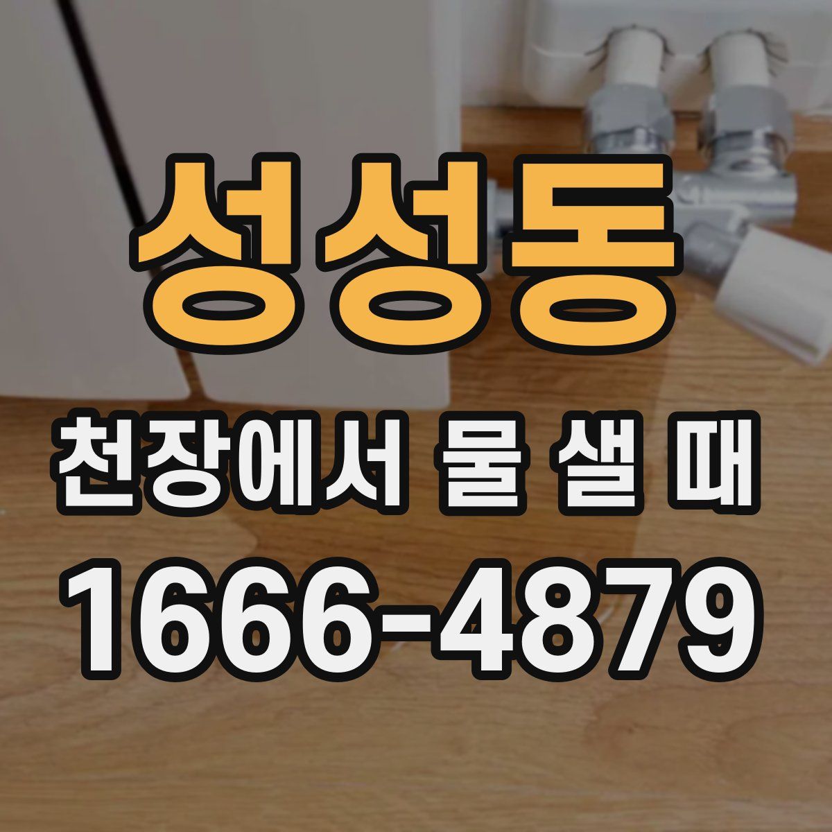 성성동 천장에서 물 샐 때