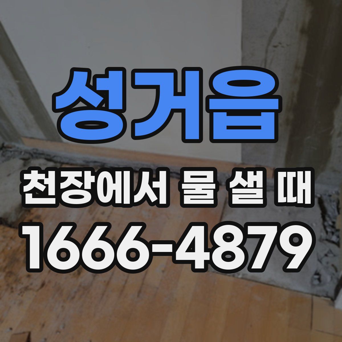 성거읍 천장에서 물 샐 때