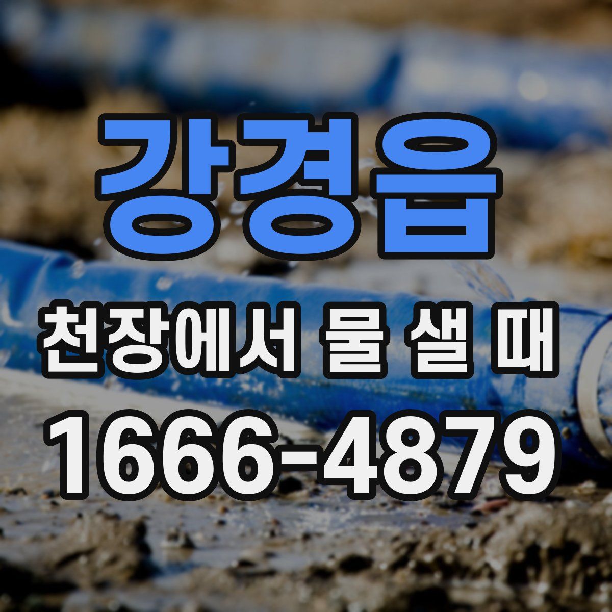 강경읍 천장에서 물 샐 때