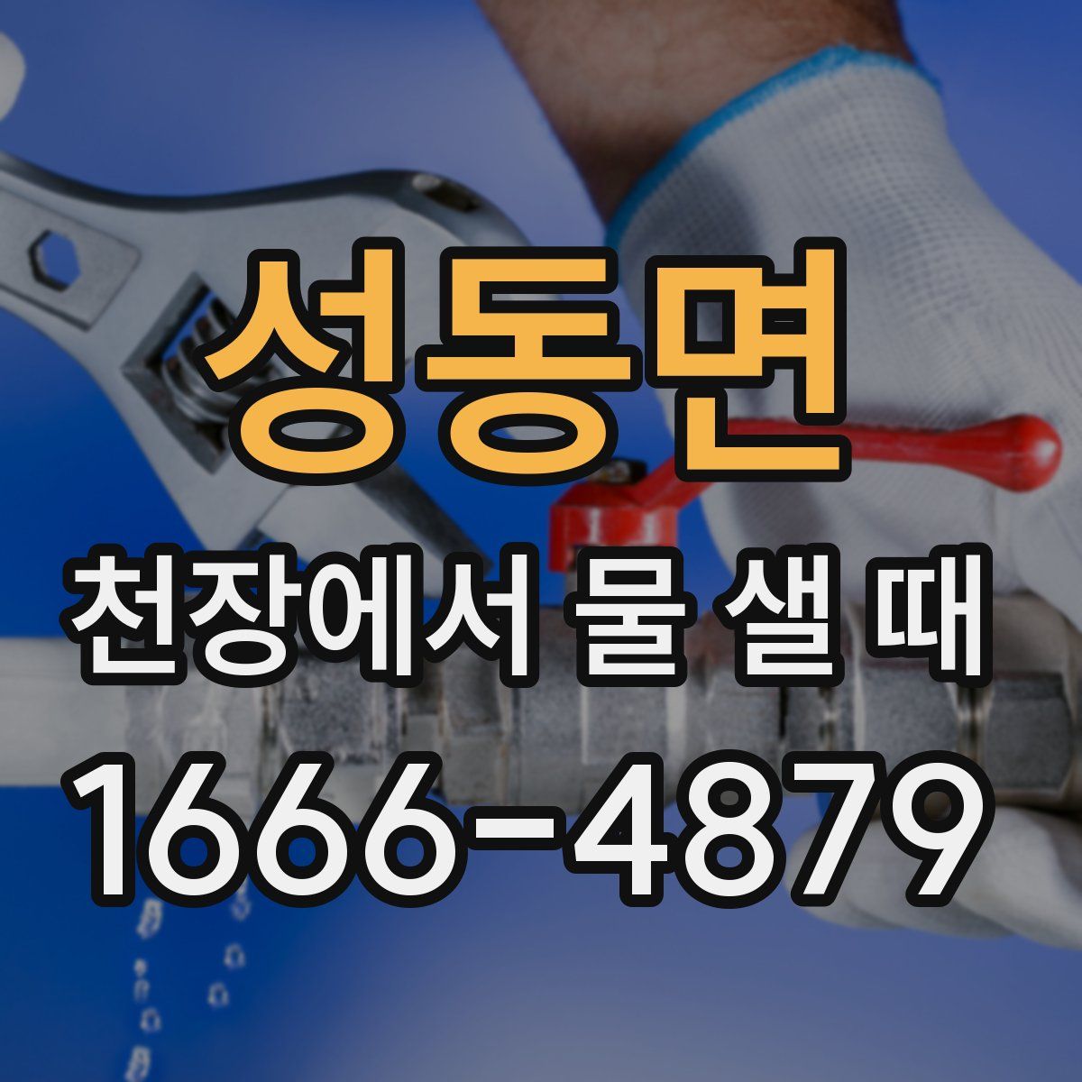 성동면 천장에서 물 샐 때