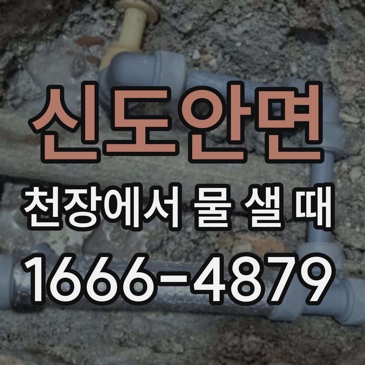 신도안면 천장에서 물 샐 때