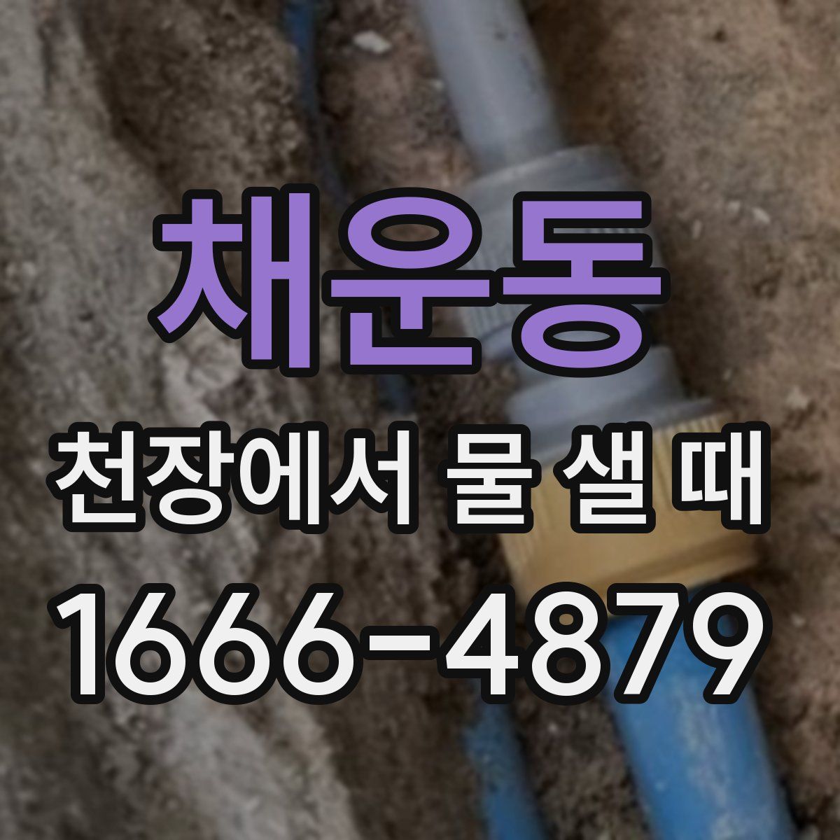 채운동 천장에서 물 샐 때