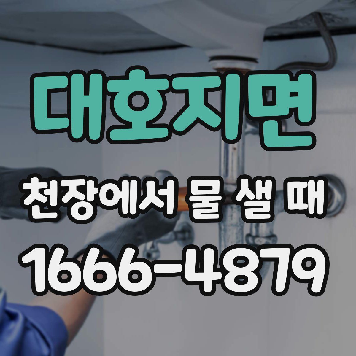 대호지면 천장에서 물 샐 때