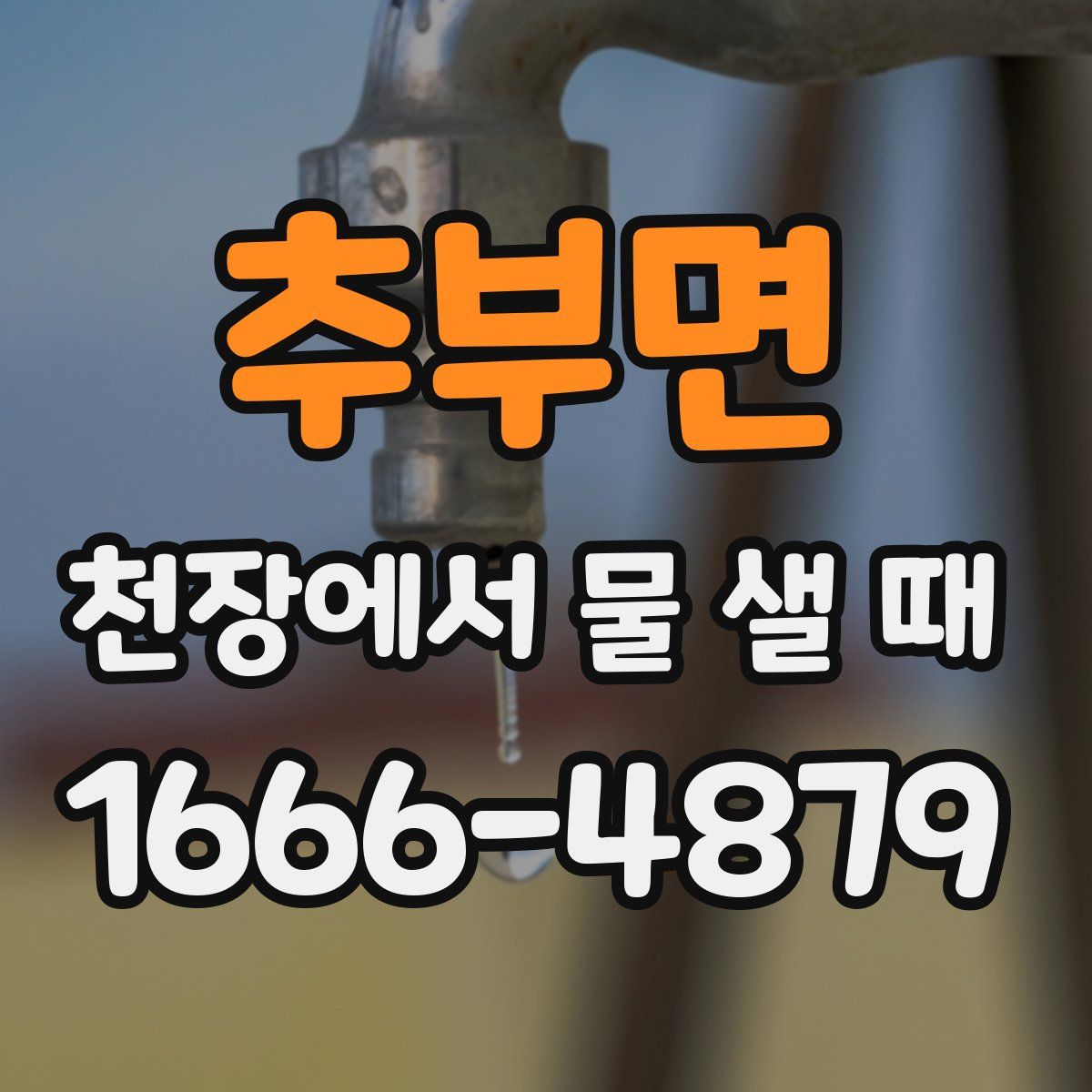 추부면 천장에서 물 샐 때
