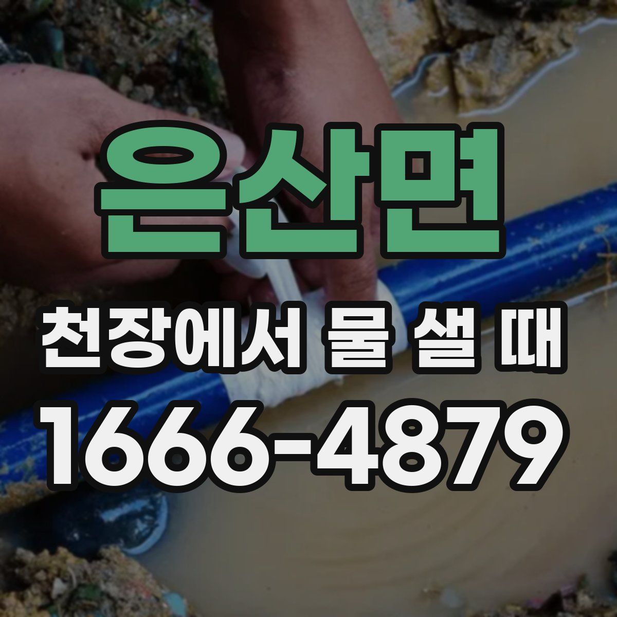 은산면 천장에서 물 샐 때