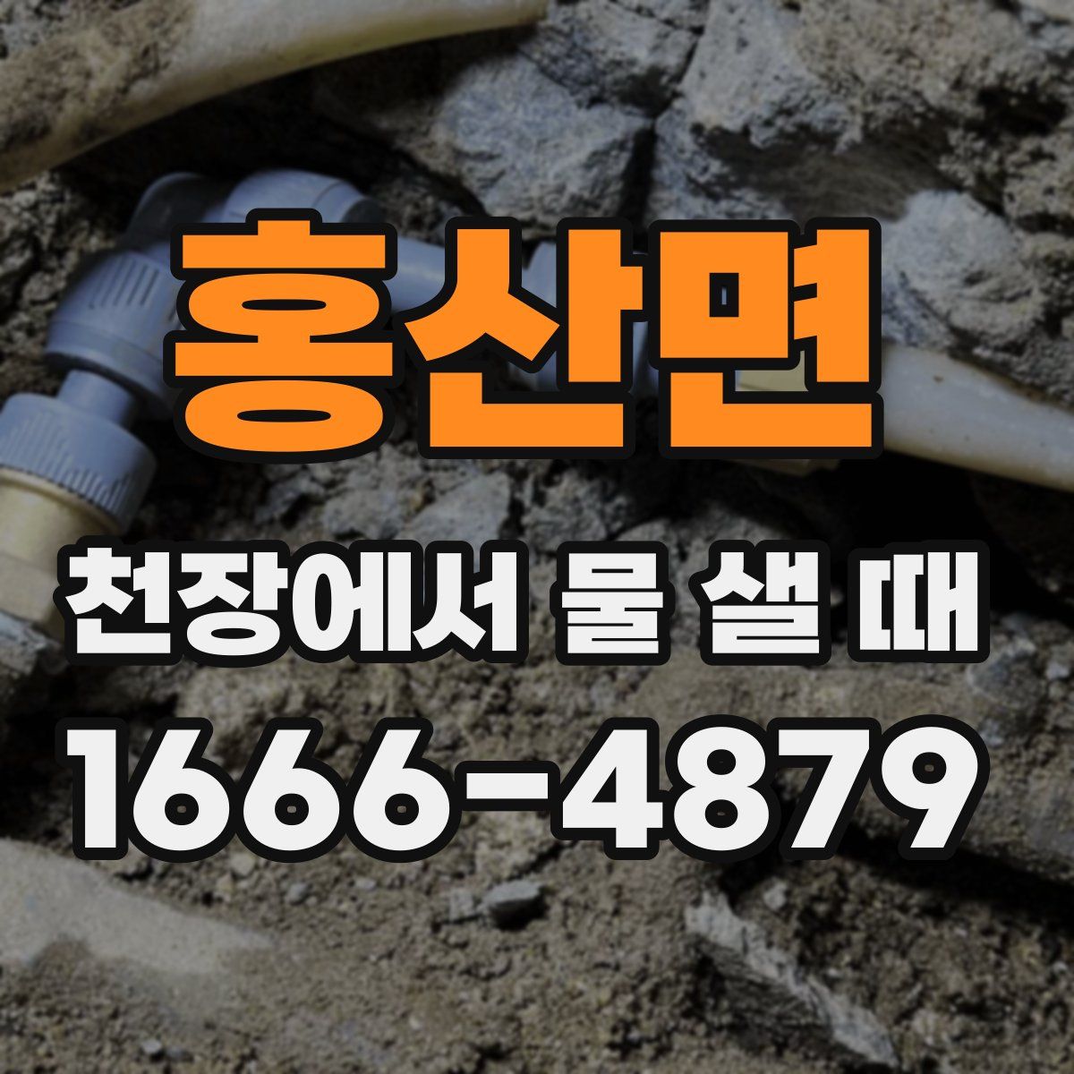 홍산면 천장에서 물 샐 때