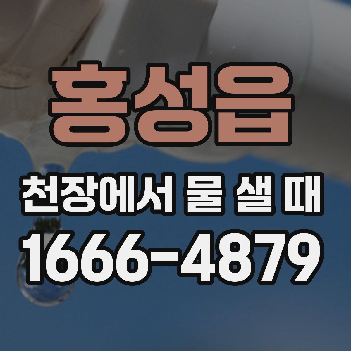 홍성읍 천장에서 물 샐 때